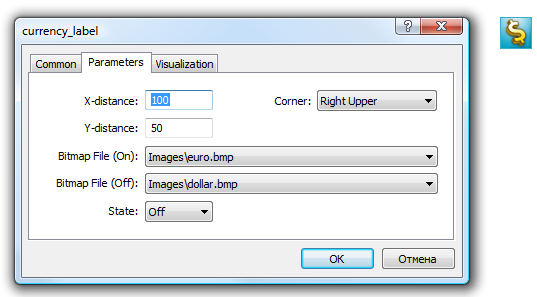 Properties of the OBJ_BITMAP_LABEL object